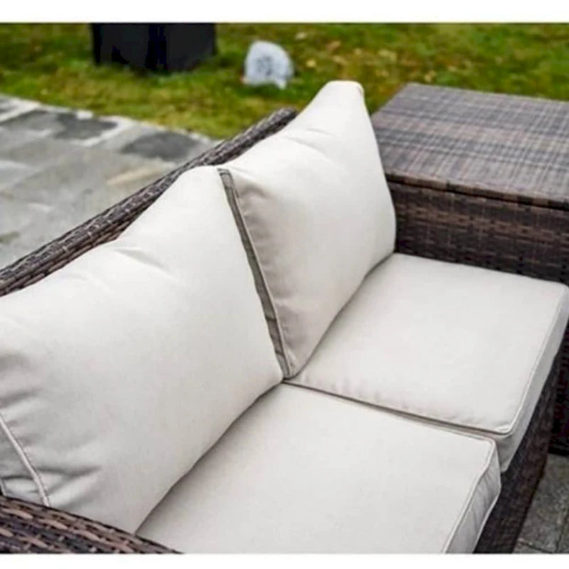 Ensemble de canapés d'extérieur 7 pièces Moda, mobilier de patio sectionnel en osier