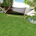 Hamac Bliss Hammocks BH-410BK de 60 pouces de large en corde de coton avec barre d'écartement, crochets en S et chaînes