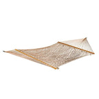Hamac Bliss Hammocks BH-410BK de 60 pouces de large en corde de coton avec barre d'écartement, crochets en S et chaînes