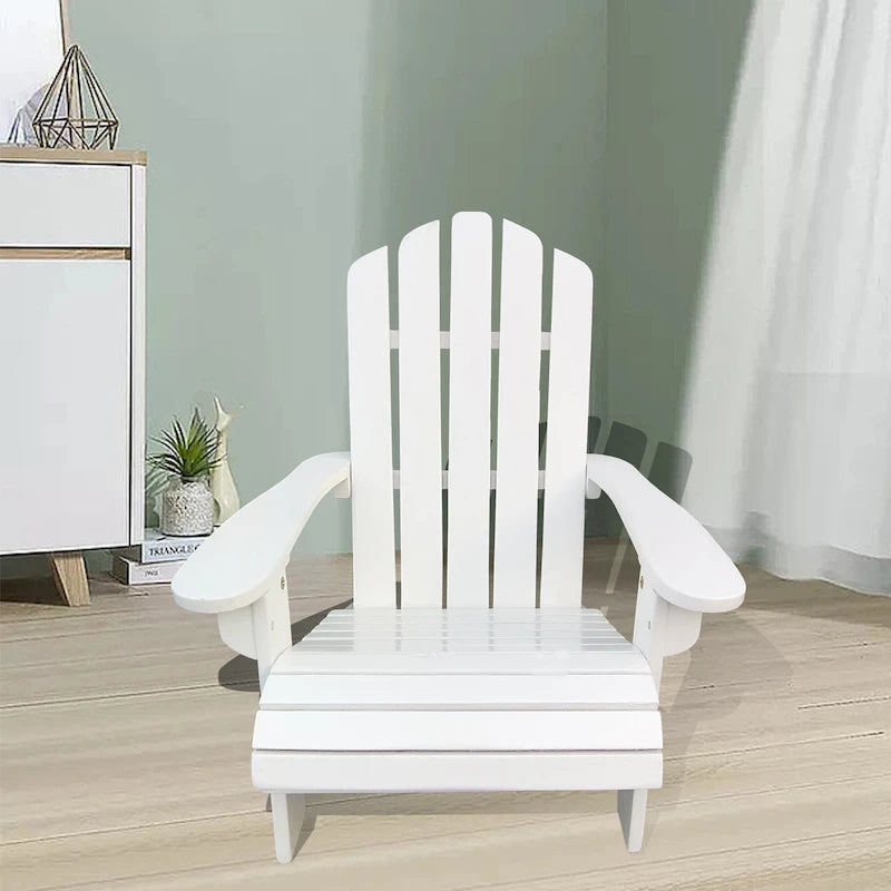 Chaise Adirondack d'extérieur en bois pour enfants