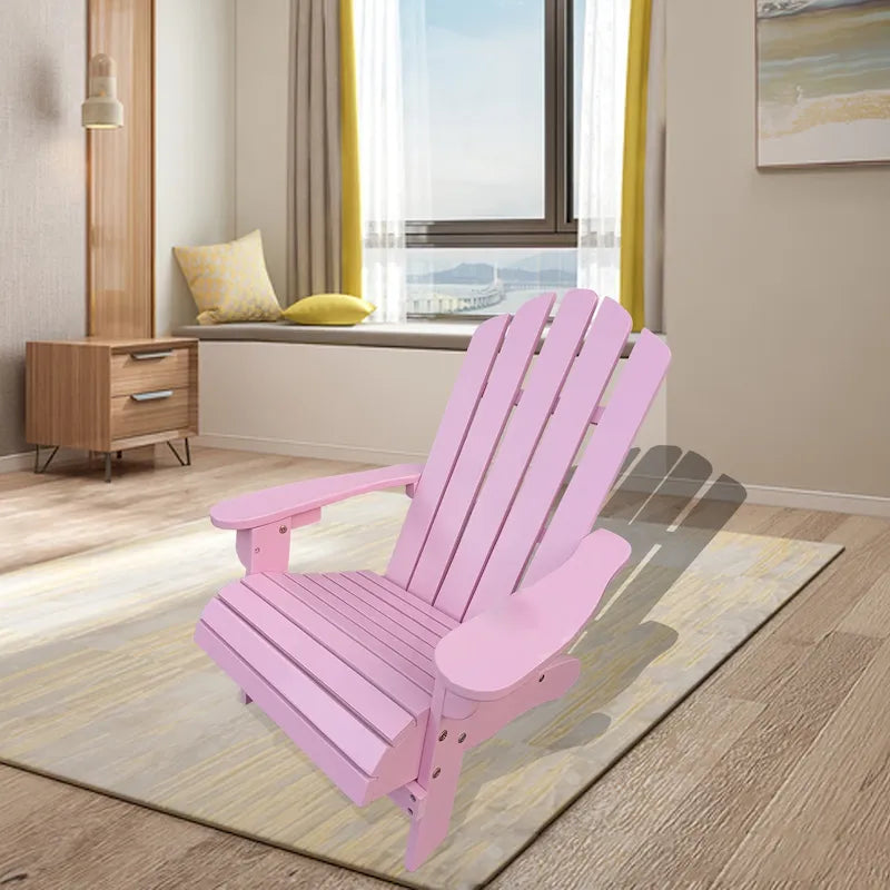 Chaise Adirondack d'extérieur en bois pour enfants