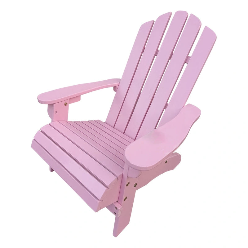 Chaise Adirondack d'extérieur en bois pour enfants