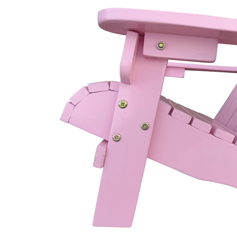 Chaise Adirondack d'extérieur en bois pour enfants