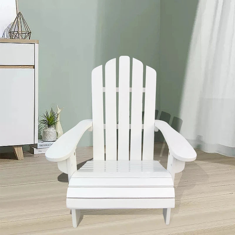 Chaise Adirondack d'extérieur en bois pour enfants