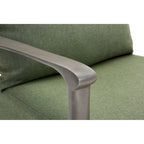 Fauteuil à bascule pivotant à dossier haut Aspen Cushion Outdoor Resort-Grade Sunbrella