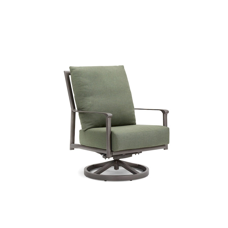 Fauteuil à bascule pivotant à dossier haut Aspen Cushion Outdoor Resort-Grade Sunbrella