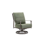 Fauteuil à bascule pivotant à dossier haut Aspen Cushion Outdoor Resort-Grade Sunbrella