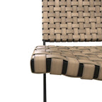 Ensemble de mobilier de patio en rotin 3 pièces comprenant des chaises longues pliables en osier et une table basse pour l'extérieur, le jardin, la pelouse ou le balcon.