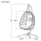 Balancelle d'intérieur/extérieur avec support pour chambre, salon ou balcon