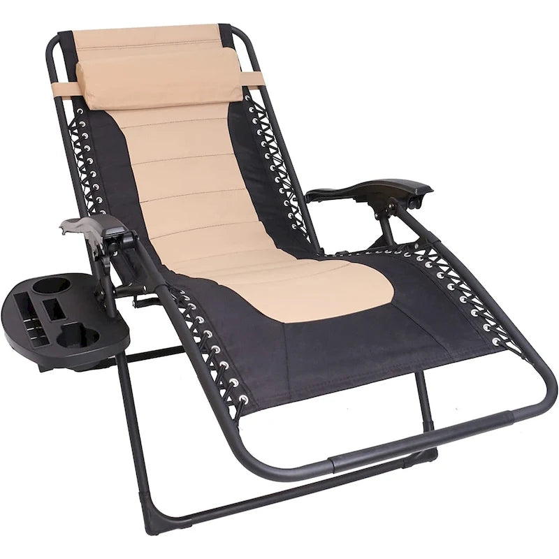 Fauteuil gonflable surdimensionné à gravité zéro, rembourré, pour piscine extérieure, terrasse, plage, jardin