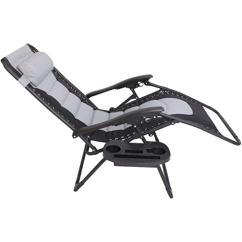 Fauteuil gonflable surdimensionné à gravité zéro, rembourré, pour piscine extérieure, terrasse, plage, jardin