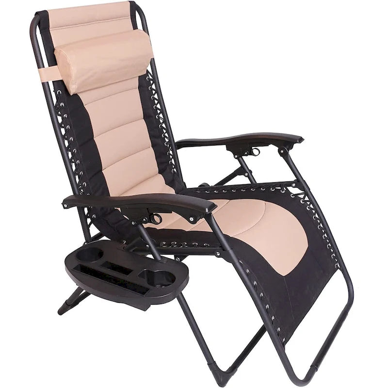 Fauteuil gonflable surdimensionné à gravité zéro, rembourré, pour piscine extérieure, terrasse, plage, jardin