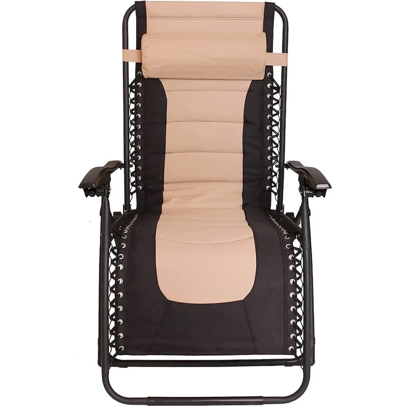 Fauteuil gonflable surdimensionné à gravité zéro, rembourré, pour piscine extérieure, terrasse, plage, jardin