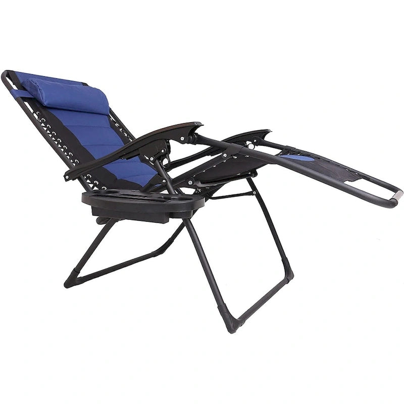 Fauteuil gonflable surdimensionné à gravité zéro, rembourré, pour piscine extérieure, terrasse, plage, jardin