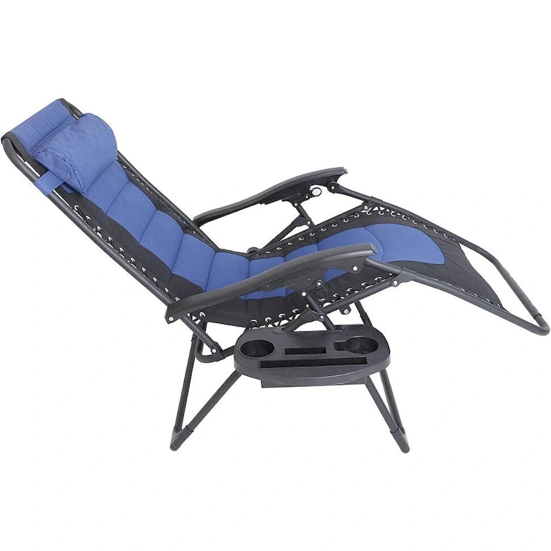 Fauteuil gonflable surdimensionné à gravité zéro, rembourré, pour piscine extérieure, terrasse, plage, jardin