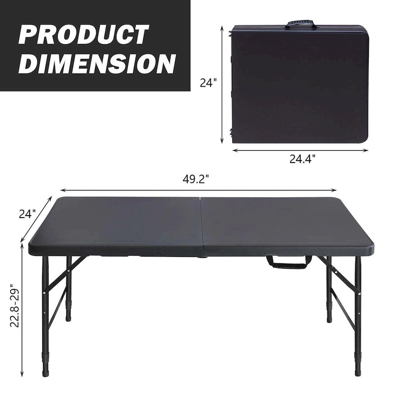 Table pliante portable de 1,20 m