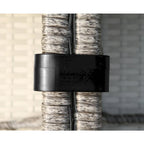 Ensemble de canapés 9 pièces LSI Antibes en résine tressée grise Sunbrella