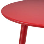 Table d'appoint ronde en acier pour extérieur