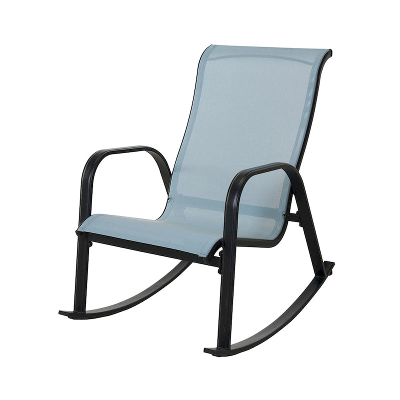 Fauteuil à bascule Teslin amovible à cadre en fer simple