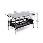 Ensemble de 5 tables et chaises pliantes d'extérieur