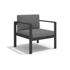 Ensemble de canapés modernes en aluminium 4 pièces pour terrasse et jardin extérieur