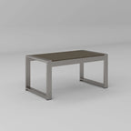 Ensemble de canapés modernes en aluminium 4 pièces pour terrasse et jardin extérieur