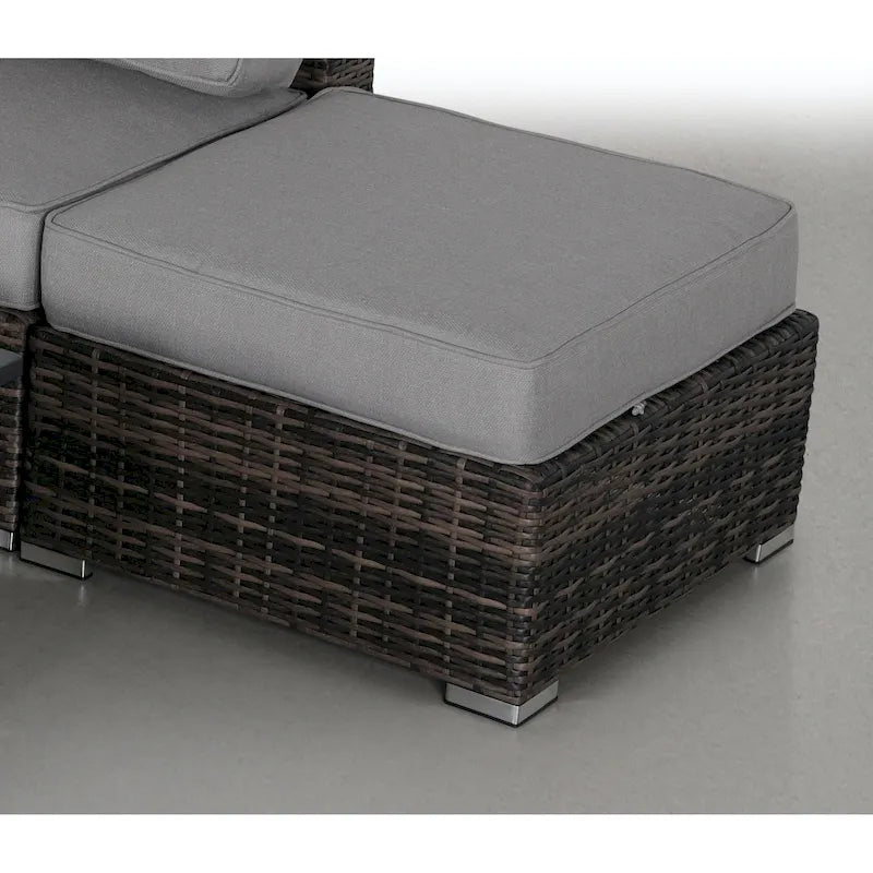 Pouf d'extérieur LSI avec coussin