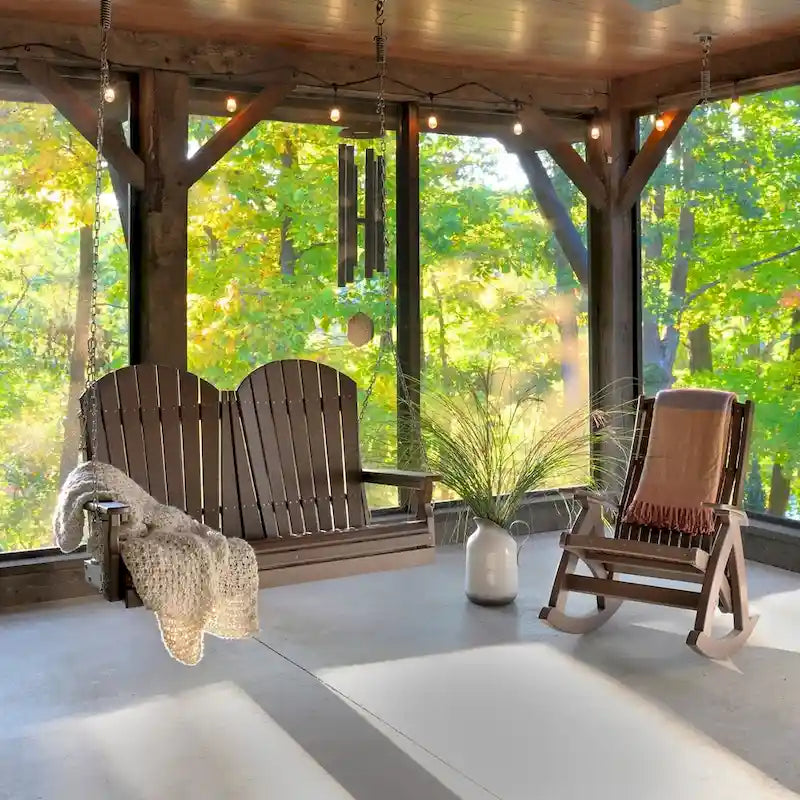 Balancelle Adirondack en bois de polyéthylène
