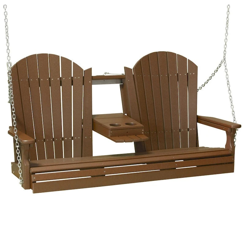 Balancelle Adirondack en bois de polyéthylène