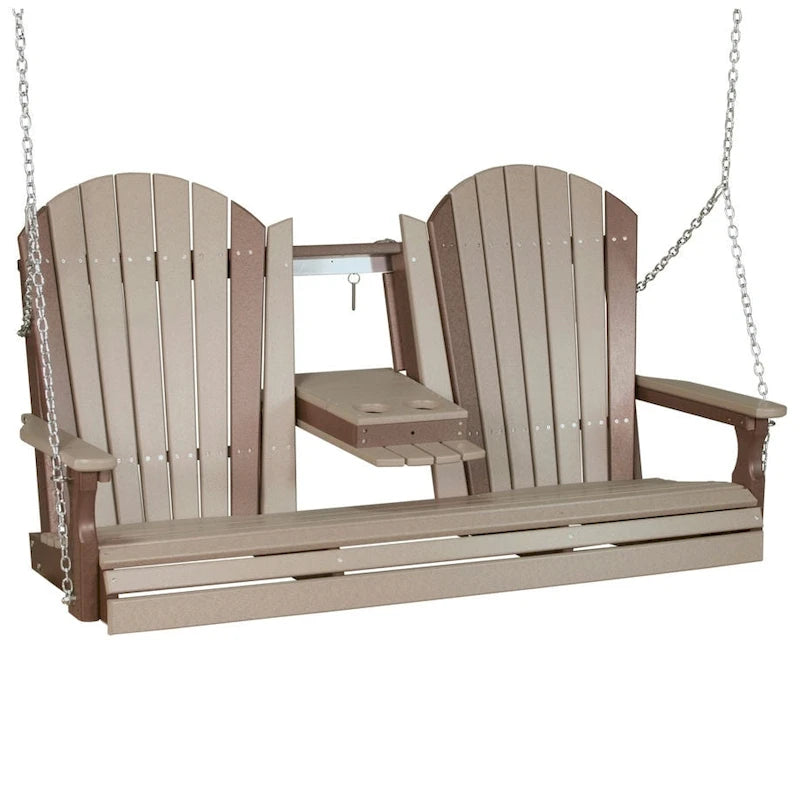 Balancelle Adirondack en bois de polyéthylène