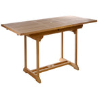 Ensemble table et chaises de bar Orleans en bois de teck Chic Teak 9 pièces avec coussins