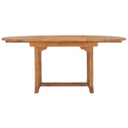 Ensemble de salle à manger d'extérieur Chic Teak Miami en bois de teck, 7 pièces, avec table extensible ronde à ovale, 2 fauteuils et 4 chaises.