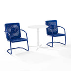 Ensemble bistro d'extérieur en métal Crosley Bates 3 pièces - 32 x 104 x 35