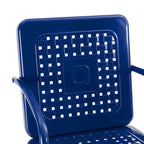 Ensemble bistro d'extérieur en métal Crosley Bates 3 pièces - 32 x 104 x 35