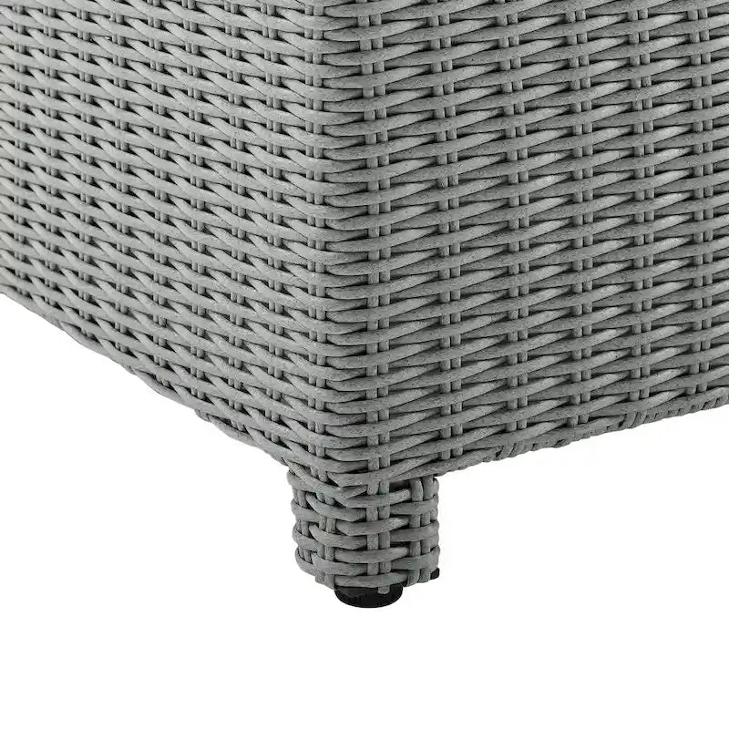 Fauteuil central d'angle en osier Bradenton Outdoor