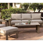 Pouf d'extérieur Katalla avec coussin par Havenside Home - (l) 25,98 po x (h) 11,81 po x (p) 25,98 po