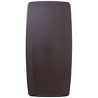 Table pliante en rotin et plastique de 1,71 m (5,62 pieds) pour intérieur et extérieur