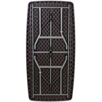 Table pliante en rotin et plastique de 1,71 m (5,62 pieds) pour intérieur et extérieur