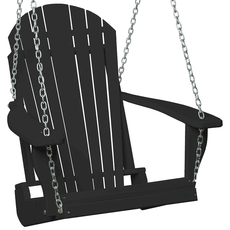 Balancelle Adirondack en polyéthylène avec chaînes