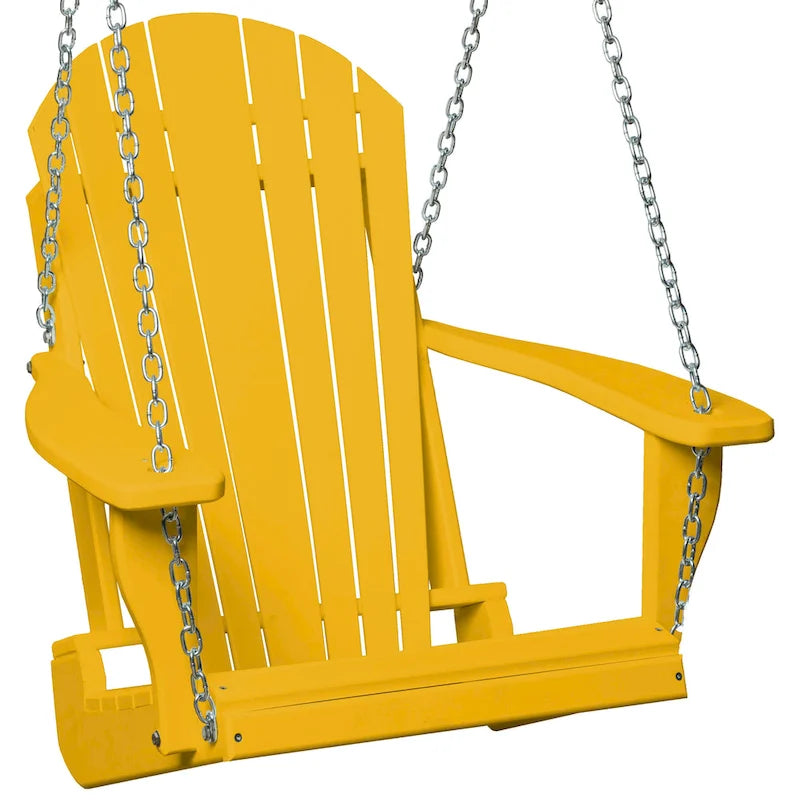 Balancelle Adirondack en polyéthylène avec chaînes