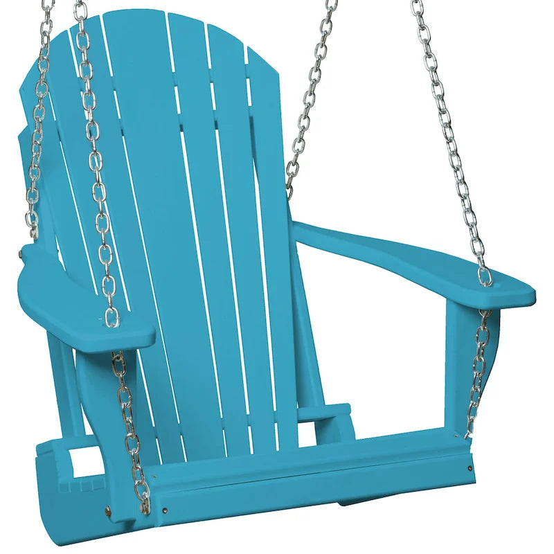 Balancelle Adirondack en polyéthylène avec chaînes