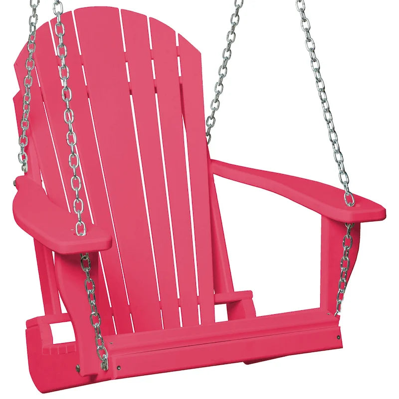 Balancelle Adirondack en polyéthylène avec chaînes