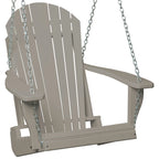 Balancelle Adirondack en polyéthylène avec chaînes