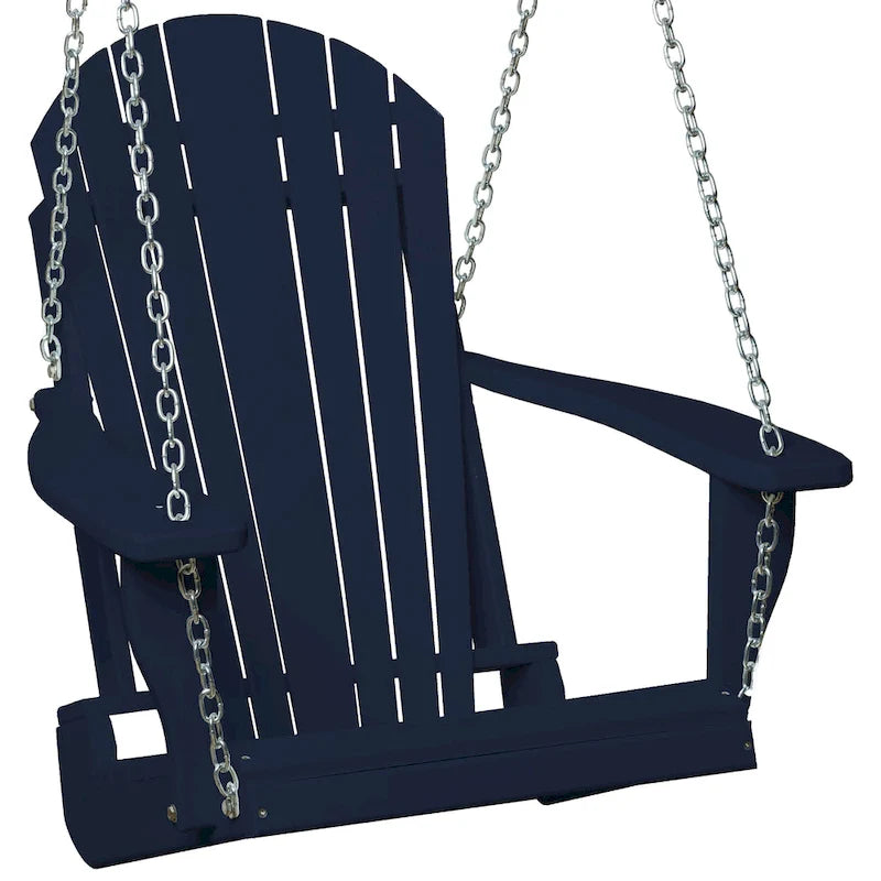 Balancelle Adirondack en polyéthylène avec chaînes