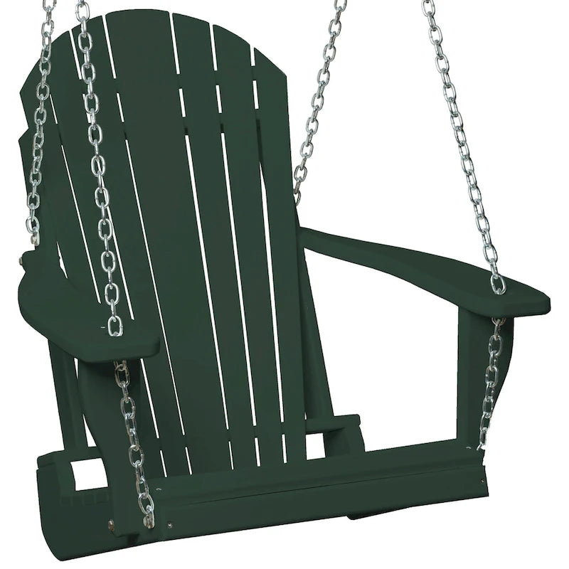 Balancelle Adirondack en polyéthylène avec chaînes