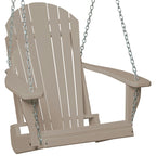 Balancelle Adirondack en polyéthylène avec chaînes