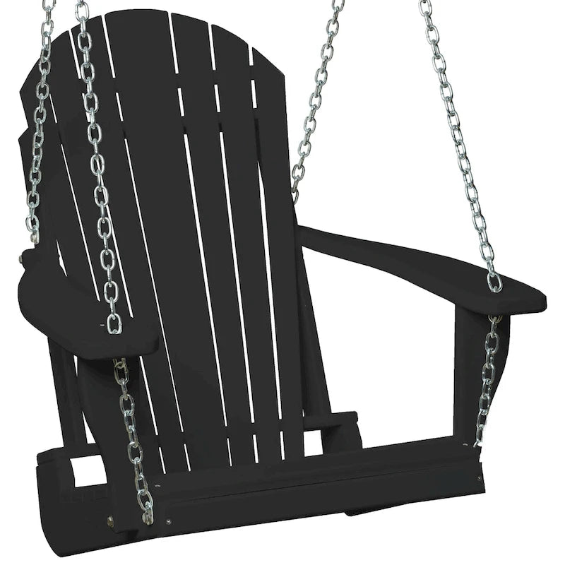 Balancelle Adirondack en polyéthylène avec chaînes