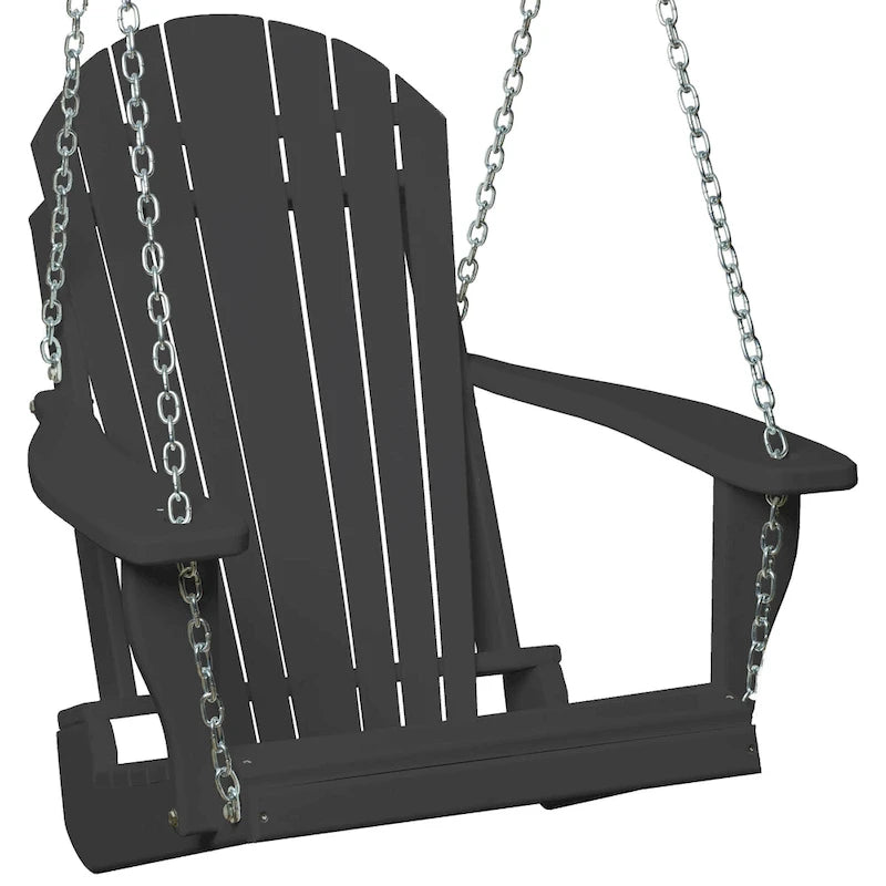 Balancelle Adirondack en polyéthylène avec chaînes