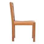 Chaise d'appoint Chic Teak Elzas en bois de teck pour salle à manger intérieure/extérieure