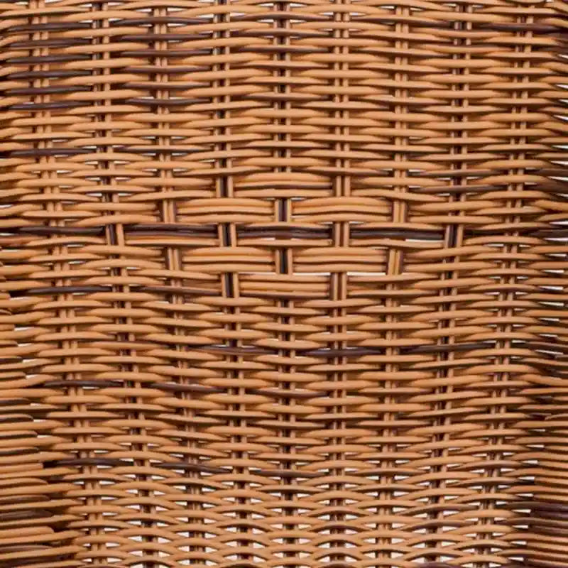 Chaises de patio en rotin, bambou et aluminium (ensemble de 3)